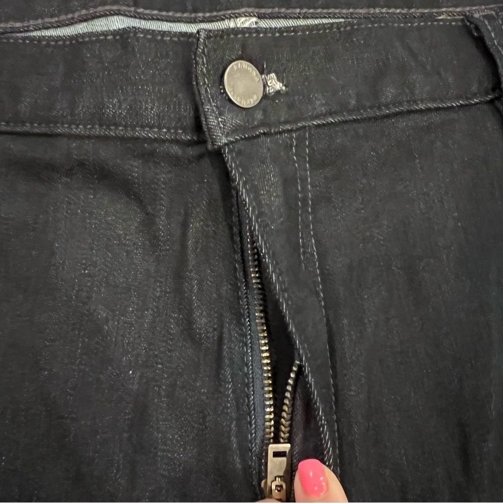 NWOT Banana Republic Men's traveler jeans taper fit size 42x34 dark wash - Picture 5 of 12